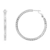 Wholesale 🎉 35 Millimeter Hollow Round Hoop Earrings in Sterling Silver by Belk & Co. 👏