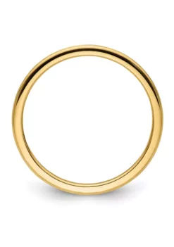 Coupon 🎁 10K Gold 1.2mm Half Round Satin Stackable Band by Belk & Co. 😉 -DealsBelk & Co. Store Belk 19628