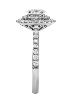 Best Sale 🔔 1.25 ct. t.w. Lab Created Diamond Ring in 14K White Gold by Belk & Co. 👍 -DealsBelk & Co. Store Belk 19647