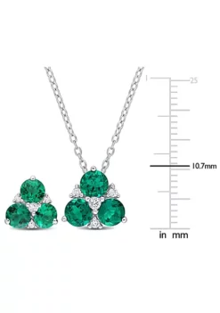 Best reviews of ๐ Lab Created 2-Piece Set of Created Emerald and Created White Sapphire Earrings and Pendant with Chain in Sterling Silver by Belk & Co. ๐ 7 Best reviews of ๐ Lab Created 2-Piece Set of Created Emerald and Created White Sapphire Earrings and Pendant with Chain in Sterling Silver by Belk & Co. ๐ -DealsBelk & Co. Store Belk 19699