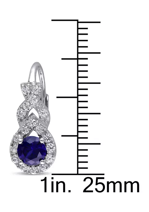Wholesale ๐ฅฐ Lab Created Created Blue and White Sapphire Twist Leverback Earrings in Sterling Silver by Belk & Co. ๐ 2 Wholesale ๐ฅฐ Lab Created Created Blue and White Sapphire Twist Leverback Earrings in Sterling Silver by Belk & Co. ๐ - Image 2