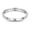 Buy 🔔 1/5 ct. t.w. Lab Diamond Wedding Ring in 14K White Gold by Belk & Co. 🧨