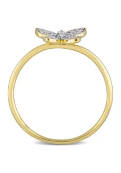 Cheapest ๐ 1/8 ct. t.w. Diamond Butterfly Ring in 10k Yellow Gold by Belk & Co. ๐คฉ 8 Cheapest ๐ 1/8 ct. t.w. Diamond Butterfly Ring in 10k Yellow Gold by Belk & Co. ๐คฉ -DealsBelk & Co. Store Belk 19774