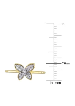 Cheapest ๐ 1/8 ct. t.w. Diamond Butterfly Ring in 10k Yellow Gold by Belk & Co. ๐คฉ 9 Cheapest ๐ 1/8 ct. t.w. Diamond Butterfly Ring in 10k Yellow Gold by Belk & Co. ๐คฉ -DealsBelk & Co. Store Belk 19775
