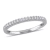 Wholesale ⌛ 1/7 ct. t.w. Diamond Semi Eternity Ring in Sterling Silver by Belk & Co. 🛒