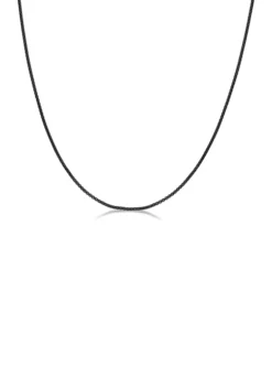 Best reviews of ๐ฅฐ Stainless Steel 2 Millimeter Round Box Chain Necklace with Black Ion Plating, 24 Inch by Belk & Co. โ