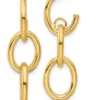 Discount 🔥 14K Yellow Gold Polished Double Round Dangle Post Earrings by Belk & Co. 🤩