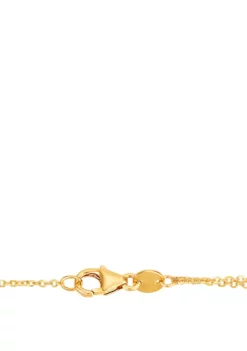 Discount ⭐ Double Layer Chain Necklace in 10K Yellow Gold by Belk & Co. 😉 -DealsBelk & Co. Store Belk 19898