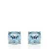 Budget 😍 14k White Gold 8mm Aquamarine Stud Earrings by Belk & Co. 💯
