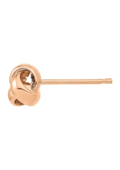 Best Pirce 🌟 14K Rose Gold Polished Love Knot Post Earrings by Belk & Co. 💯 -DealsBelk & Co. Store Belk 19956