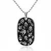 Cheapest 👍 Men's Stainless Steel Skull 🦮 Dog Tag Pendant by Belk & Co. 😀