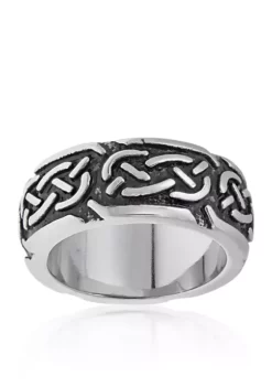 Cheap ✔️ Men's Stainless Steel Ring with Antique Finish by Belk & Co. 🛒 -DealsBelk & Co. Store Belk 20002