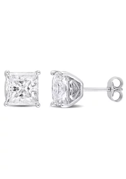 Deals 🔥 Lab Created 6 ct. t.g.w. Created Moissanite Stud Earrings in Sterling Silver by Belk & Co. 🌟