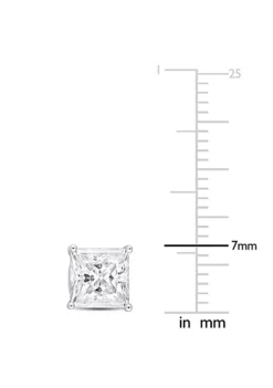 Deals 🔥 Lab Created 6 ct. t.g.w. Created Moissanite Stud Earrings in Sterling Silver by Belk & Co. 🌟 -DealsBelk & Co. Store Belk 20026