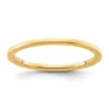 Coupon 😀 14K Gold 1.2mm Flat Stackable Band by Belk & Co. 😍