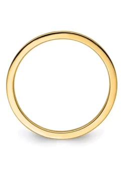 Coupon 😀 14K Gold 1.2mm Flat Stackable Band by Belk & Co. 😍 -DealsBelk & Co. Store Belk 20049