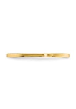 Coupon 😀 14K Gold 1.2mm Flat Stackable Band by Belk & Co. 😍 -DealsBelk & Co. Store Belk 20050