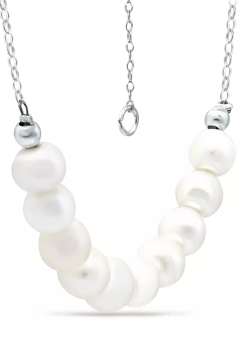 Budget ๐งจ Fresh Water Pearl Necklace in Sterling Silver by Belk & Co. โจ 3 Budget ๐งจ Fresh Water Pearl Necklace in Sterling Silver by Belk & Co. โจ - Image 3