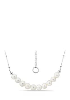 Budget ๐งจ Fresh Water Pearl Necklace in Sterling Silver by Belk & Co. โจ 7 Budget ๐งจ Fresh Water Pearl Necklace in Sterling Silver by Belk & Co. โจ -DealsBelk & Co. Store Belk 2010