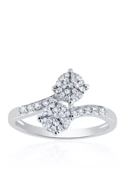 Budget 🤩 .252 ct. t.w. Diamond Ring in 10k White Gold by Belk & Co. 🔥 -DealsBelk & Co. Store Belk 20146