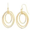 Coupon 😍 Graduated Oval Dangle Earrings in 10K Yellow Gold by Belk & Co. 👏