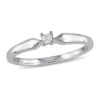Wholesale 🎉 Diamond-Accent Princess-cut Solitaire Ring in Sterling Silver by Belk & Co. ✨