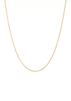 Best reviews of 🤩 14K Yellow Gold .25mm Spiga Chain by Belk & Co. 🛒 -DealsBelk & Co. Store Belk 20184