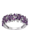 Best reviews of ⭐ 1/10 ct. t.w. Diamond Amethyst Ring in Sterling Silver by Belk & Co. 😉