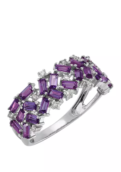 Best reviews of โญ 1/10 ct. t.w. Diamond Amethyst Ring in Sterling Silver by Belk & Co. ๐ 2 Best reviews of โญ 1/10 ct. t.w. Diamond Amethyst Ring in Sterling Silver by Belk & Co. ๐ - Image 2