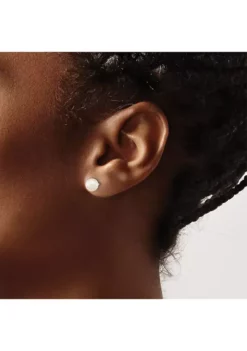 Best reviews of ✔️ Sterling Silver Rhodium-plated 6-7mm Set of 2 White/Pink Round Freshwater Cultured Pearl Earrings by Belk & Co. 💯 -DealsBelk & Co. Store Belk 20226