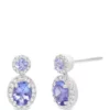 Cheapest 👍 1.1 ct. t.w. Tanzanite and 1/4 ct. t.w. Diamond Earrings by Belk & Co. 😀