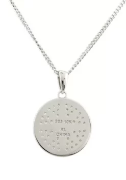 Promo ✔️ 1/4 ct. t.w. Diamond North Star Necklace with 18" Curb Chain in Sterling Silver and 10K Yellow Gold by Belk & Co. ✨ -DealsBelk & Co. Store Belk 20274