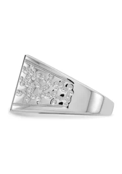 Coupon 🎁 Men's Sterling Silver Rhodium-Plated Onyx Ring by Belk & Co. 🤩 -DealsBelk & Co. Store Belk 20291