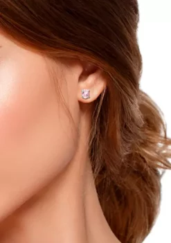 Deals 🔥 3/4 ct. t.w. Pink Tourmaline Stud Earrings, Sterling Silver by Belk & Co. ✨ -DealsBelk & Co. Store Belk 2038