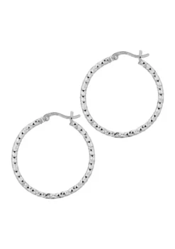 Best reviews of 🧨 Sterling Silver Hoop Earring by Belk & Co. ✔️ -DealsBelk & Co. Store Belk 20412