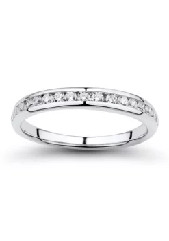 Top 10 ✨ 1/4 ct. t.w. Diamond Wedding Band in 10K White Gold by Belk & Co. 🌟