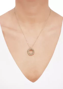 Coupon 🤩 Open Love Knot Necklace in 10K Yellow Gold by Belk & Co. 🛒 -DealsBelk & Co. Store Belk 20436