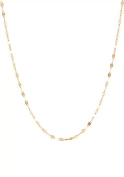 Best deal ๐คฉ 1.75 Millimeter Solid Mirror Chain Necklace in 10K Yellow Gold by Belk & Co. ๐