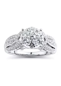 Wholesale ⭐ 1 ct. t.w. Diamond Engagement Ring in 10K White Gold by Belk & Co. 💯 -DealsBelk & Co. Store Belk 20484