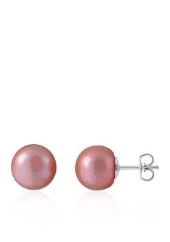 New ⭐ Pearl Earrings in Sterling Silver by Belk & Co. 🌟