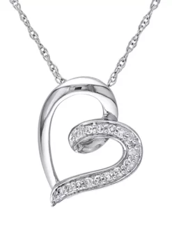 Promo ๐ 1/10 ct. t.w. Diamond Accent Heart Pendant with Chain in 10k White Gold by Belk & Co. ๐ 5 Promo ๐ 1/10 ct. t.w. Diamond Accent Heart Pendant with Chain in 10k White Gold by Belk & Co. ๐ -DealsBelk & Co. Store Belk 20518