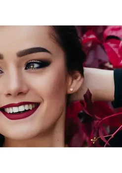 Deals 🎉 1.1 CT TGW Opal Post Earrings Silver by Belk & Co. 🛒 -DealsBelk & Co. Store Belk 20549