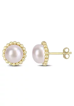 Best deal ๐ฅฐ 8-8.5MM Freshwater Cultured Pearl Stud Post Earrings in 10K Yellow Gold by Belk & Co. ๐ 7 Best deal ๐ฅฐ 8-8.5MM Freshwater Cultured Pearl Stud Post Earrings in 10K Yellow Gold by Belk & Co. ๐ -DealsBelk & Co. Store Belk 20589
