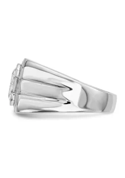 Outlet 🧨 Men's Sterling Silver Rhodium-Plated Cubic Zirconia Ring by Belk & Co. 🧨 -DealsBelk & Co. Store Belk 20601