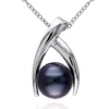Outlet 🥰 Sterling Silver Black Tahitian Pearl Pendant by Belk & Co. 👍