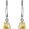 Wholesale 🔥 1.24 ct. t.w. Citrine Lever Back Earrings in Sterling Silver by Belk & Co. 🔥