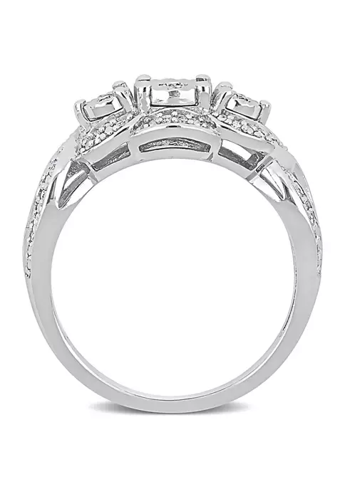 Flash Sale ๐งจ 1/5 CT TW Diamond Vintage Style Ring in Sterling Silver by Belk & Co. ๐ 2 Flash Sale ๐งจ 1/5 CT TW Diamond Vintage Style Ring in Sterling Silver by Belk & Co. ๐ - Image 2