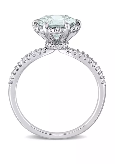 Cheapest โญ 1.6 ct. t.w. Aquamarine and 1/3 ct. t.w. Diamond Ring by Belk & Co. ๐ 2 Cheapest โญ 1.6 ct. t.w. Aquamarine and 1/3 ct. t.w. Diamond Ring by Belk & Co. ๐ - Image 2