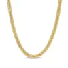 New 🌟 18k Yellow Gold Plated Sterling Silver Fancy Curb Link Chain Necklace by Belk & Co. 🥰