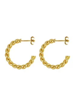 Best reviews of 💯 3.6 mm x 15 mm Twist Tube J Earring in 10K Yellow Gold by Belk & Co. 🌟